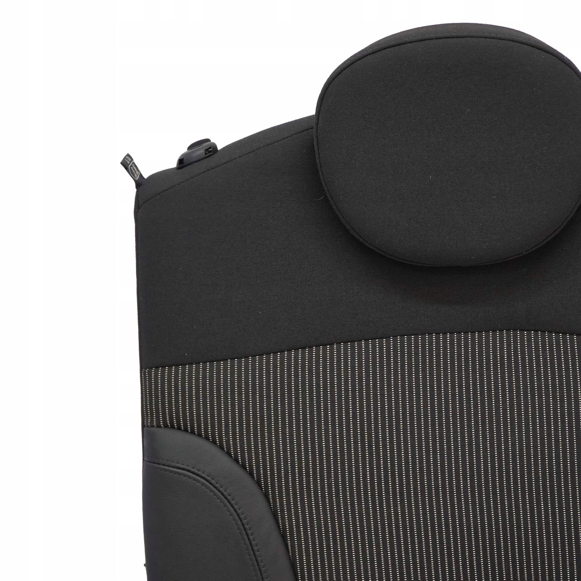 BMW Mini Clubman R55 1 Rear Left N/S Cloth Leather Seat Cushion Backrest Black