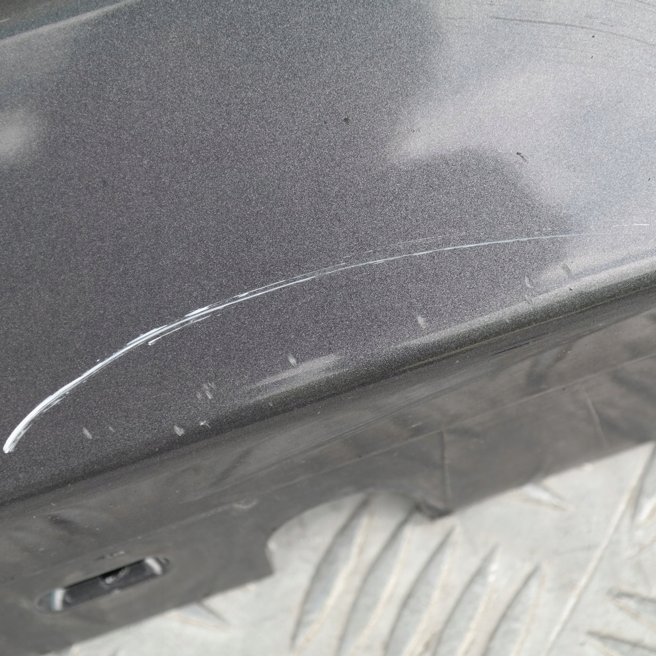 BMW E87 LCI Bas de Porte Couverture Seuil A Gauche Mousseux Graphite Metalique