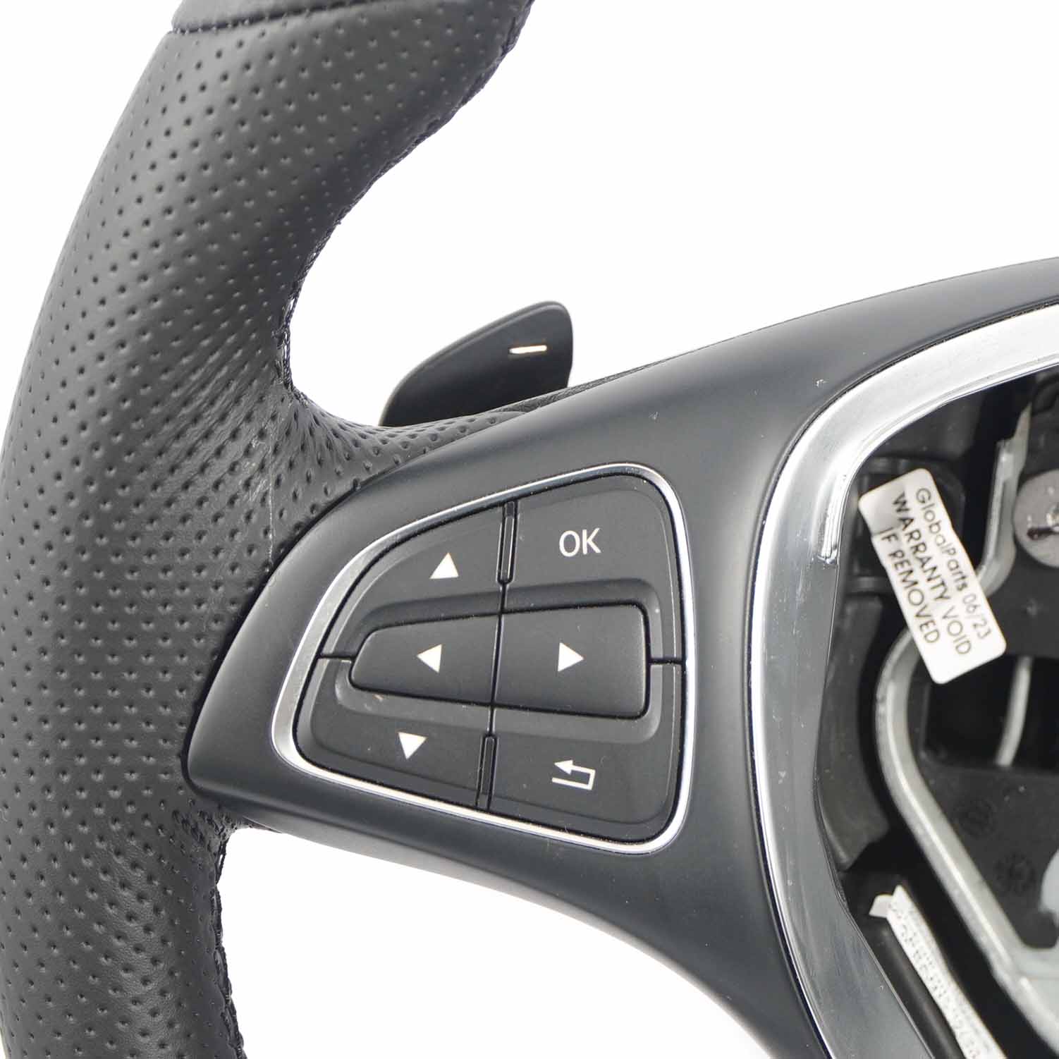 Mercedes Vito W447 W448 NEW Black Leather Sport Steering Wheel Paddle Shift 