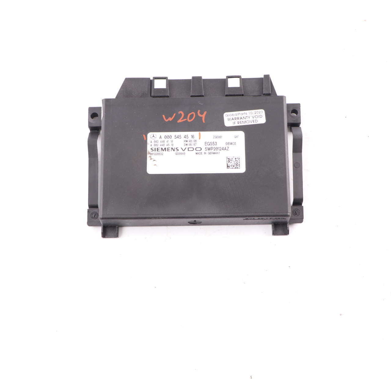 Mercedes W204 Automatic Gearbox EGS Control Module Unit ECU A0005454516