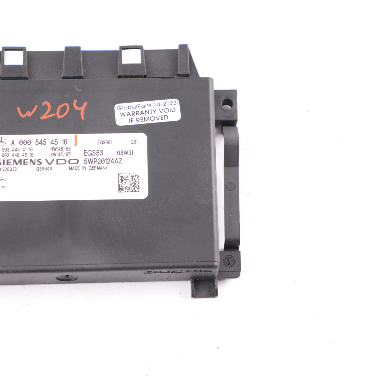 Mercedes W204 Automatic Gearbox EGS Control Module Unit ECU A0005454516