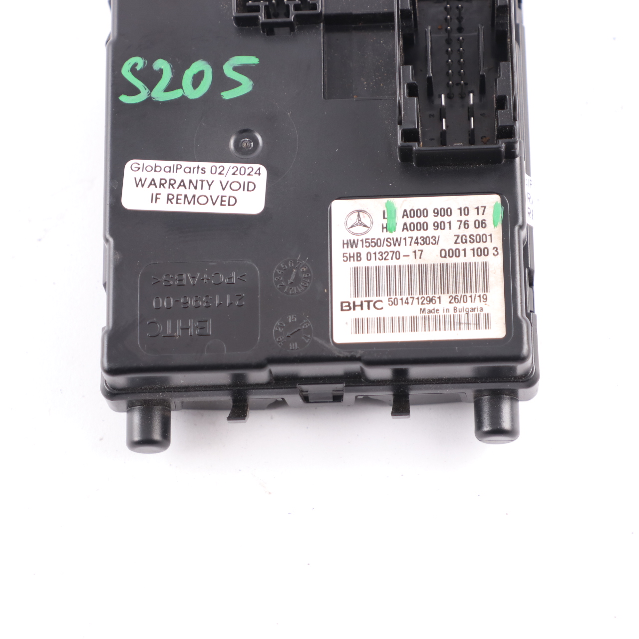 Mercedes S205 W205 Air Conditioning Control Module A/C ECU Unit A0009001017