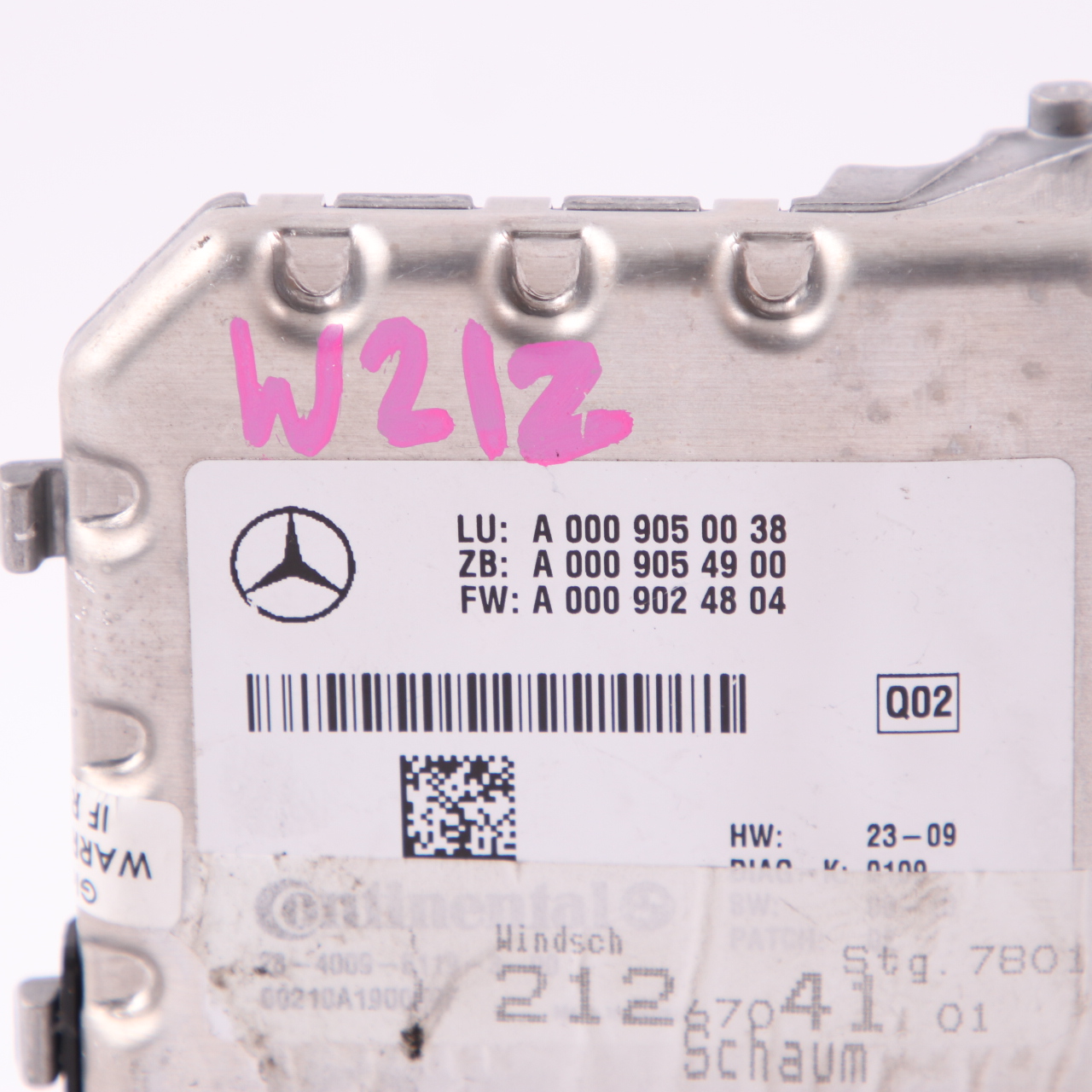 Mercedes W212 Multi Purpose Module commande caméra pare brise A0009050038