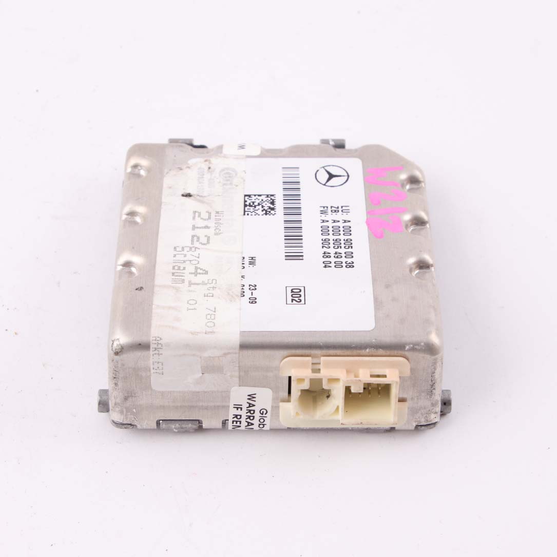 Mercedes W212 Multi Purpose Module commande caméra pare brise A0009050038