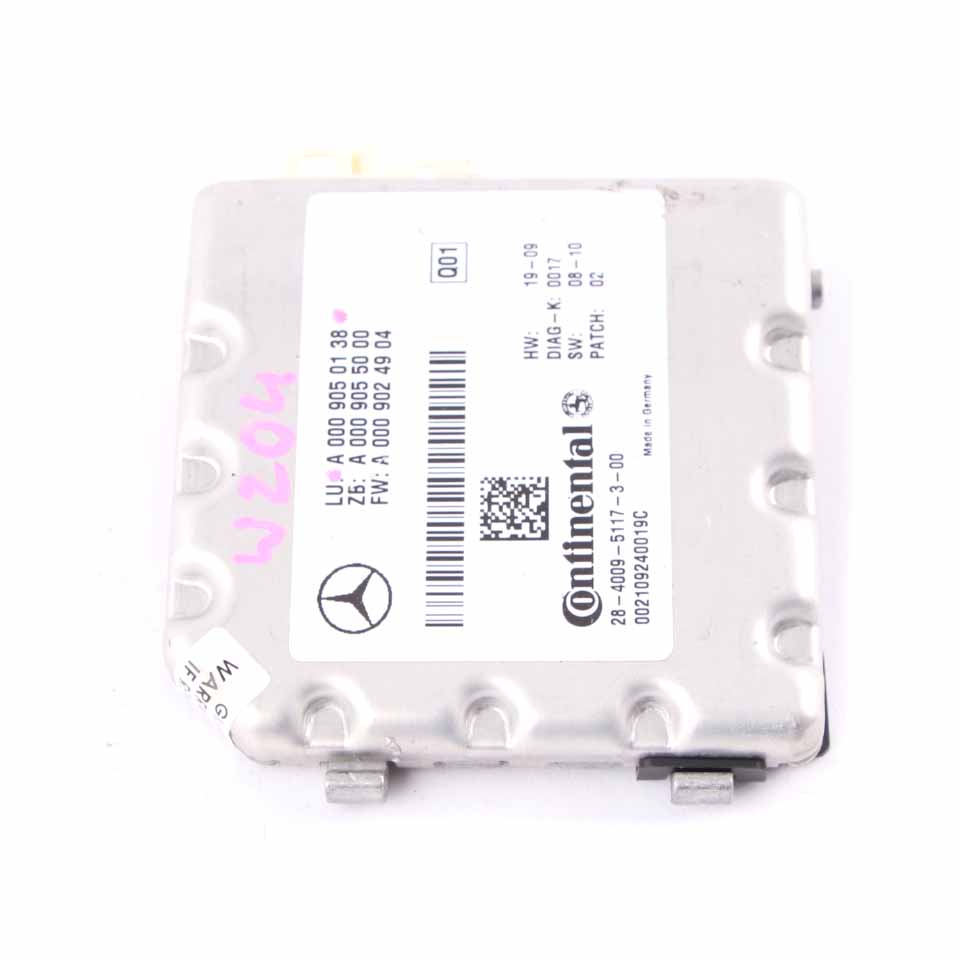 Mercedes W212 Module de contrôle de la caméra pare brise polyvalente A0009050338