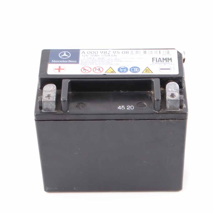 Mercedes W205 W213 10Ah 170A Auxiliary Additional Generator Battery A0009829508