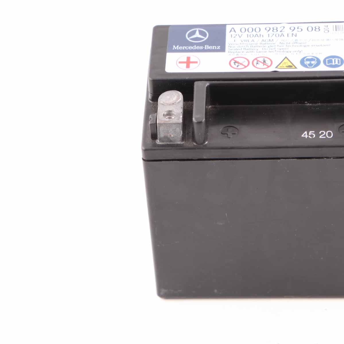 Mercedes W205 W213 10Ah 170A Auxiliary Additional Generator Battery A0009829508