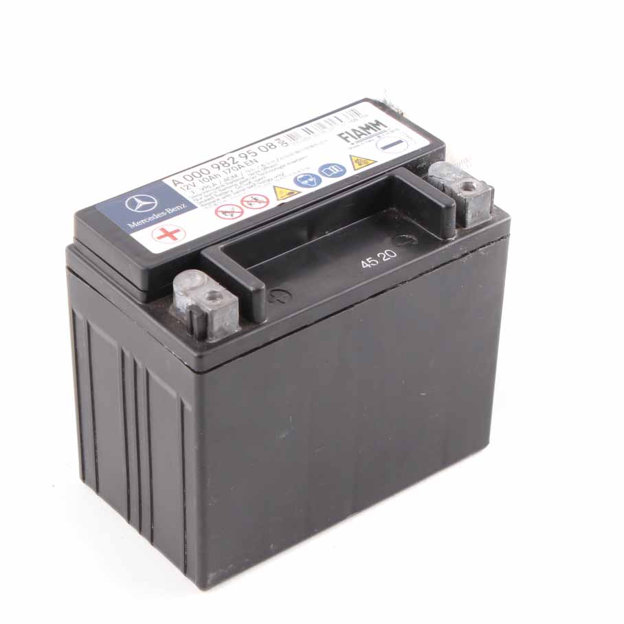 Mercedes W205 W213 10Ah 170A Auxiliary Additional Generator Battery A0009829508