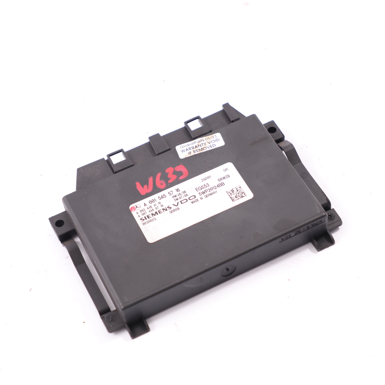 Mercedes Vito W639 Boîte vitesses automatique EGS Unit Module ECU A0015455716