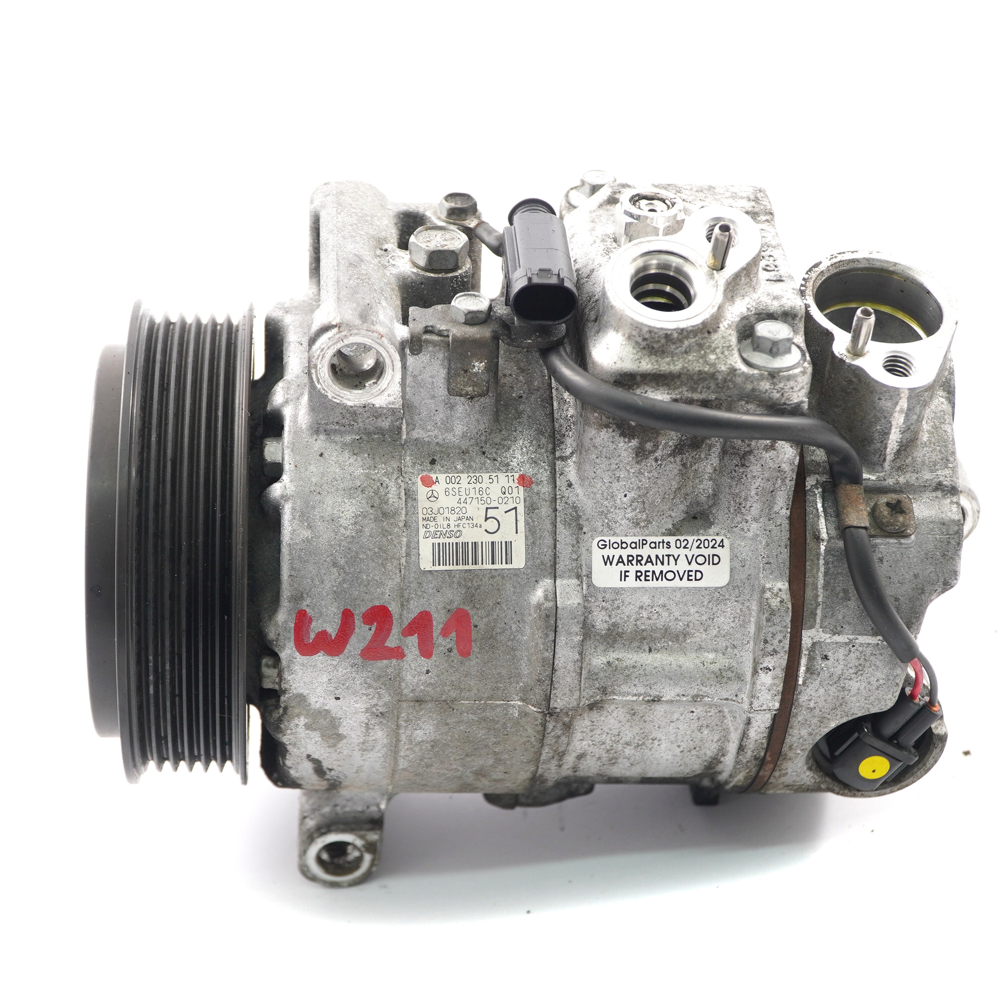 Compresseur de climatisation Mercedes W211 Diesel OM646 A/C Pump A0022305111