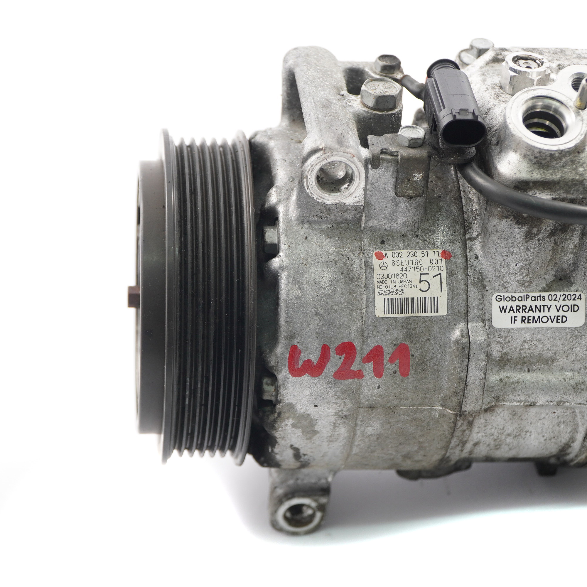 Compresseur de climatisation Mercedes W211 Diesel OM646 A/C Pump A0022305111