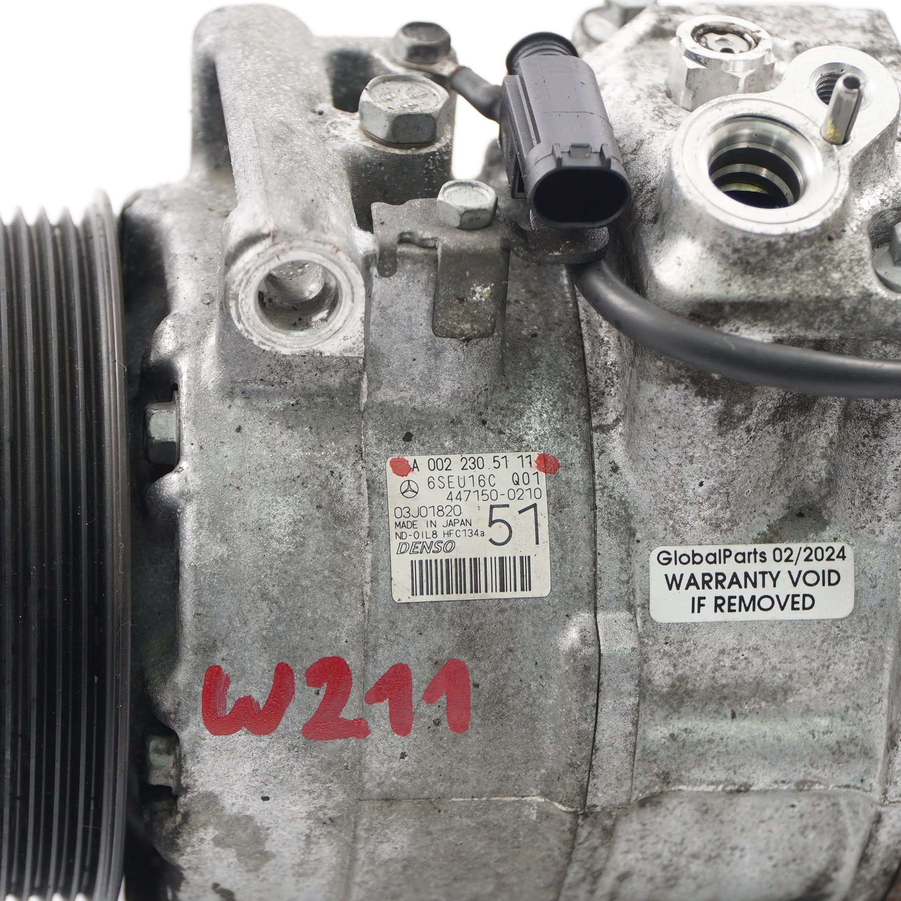 Compresseur de climatisation Mercedes W211 Diesel OM646 A/C Pump A0022305111