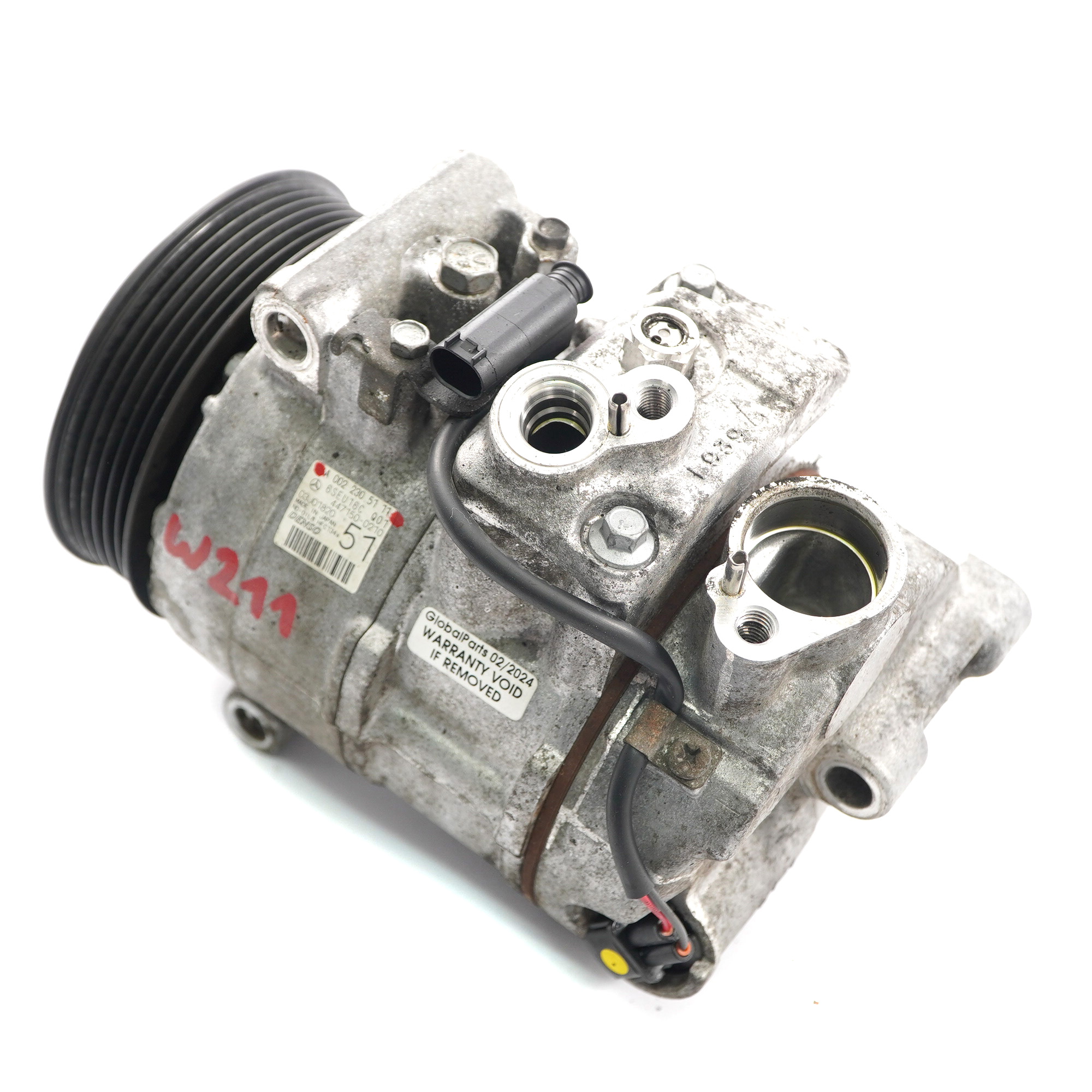 Compresseur de climatisation Mercedes W211 Diesel OM646 A/C Pump A0022305111