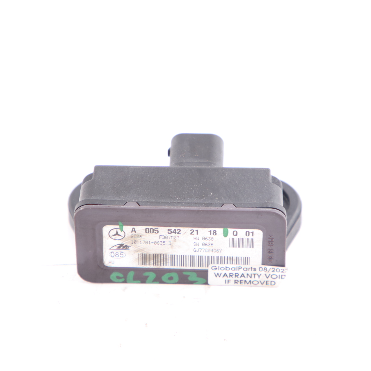 Yaw Sensor Mercedes R171 W203 W209 ESP Rotation Rate Unit Module A0055422118