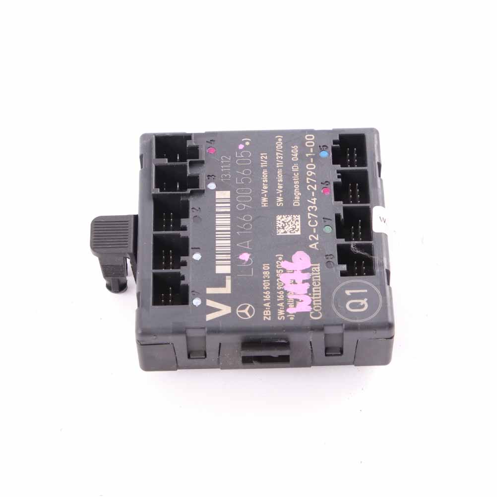 Door Module Mercedes W176 W246 Front Left N/S Control Unit VST A1669005605