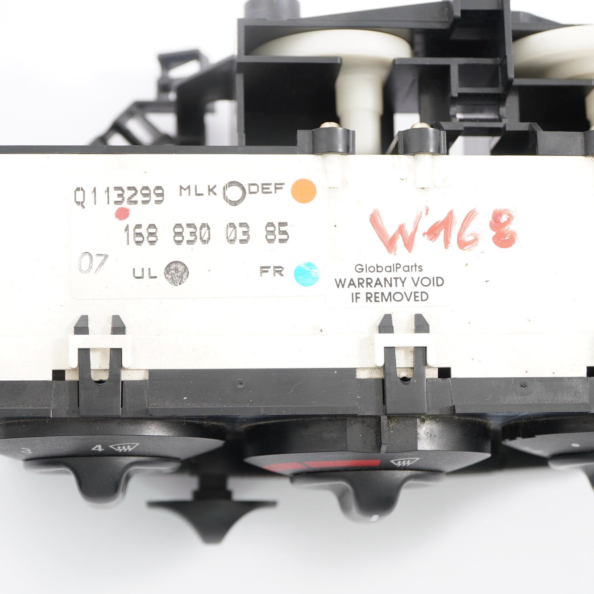 Mercedes W168 Climatisation Bloc de Commutation A1688300385