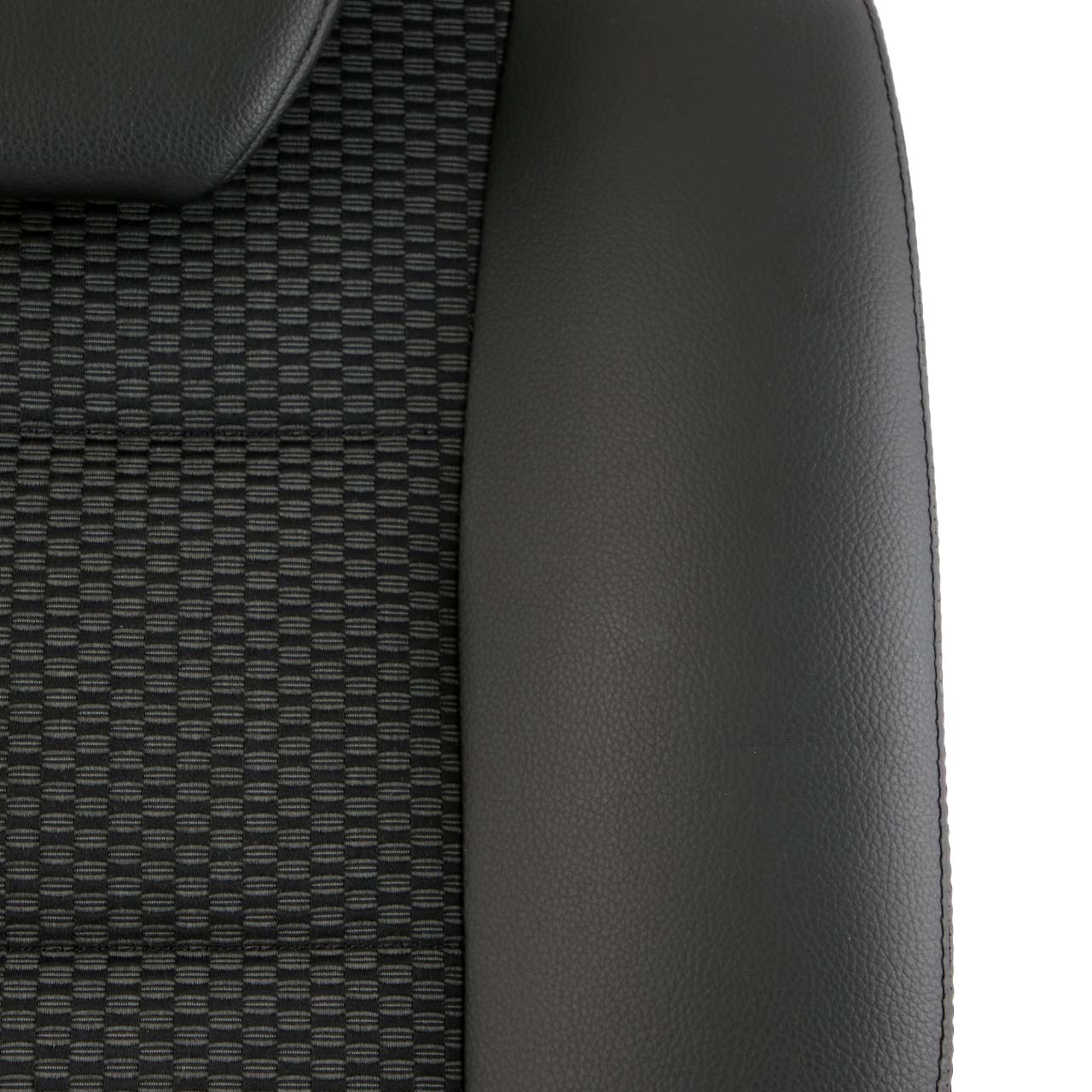 Mercedes-Benz W169 Rear Left Seat N/S Cloth Leather Backrest Black Anthracite