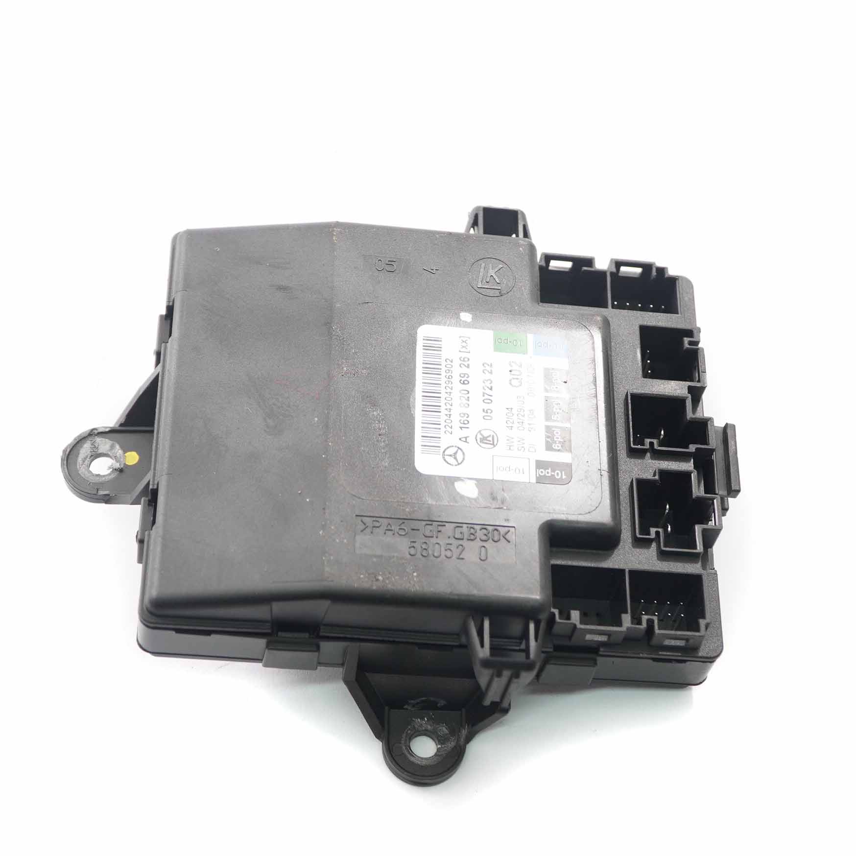 Module de porte Mercedes W169 W245 Unité de contrôle avant gauche A1698206926