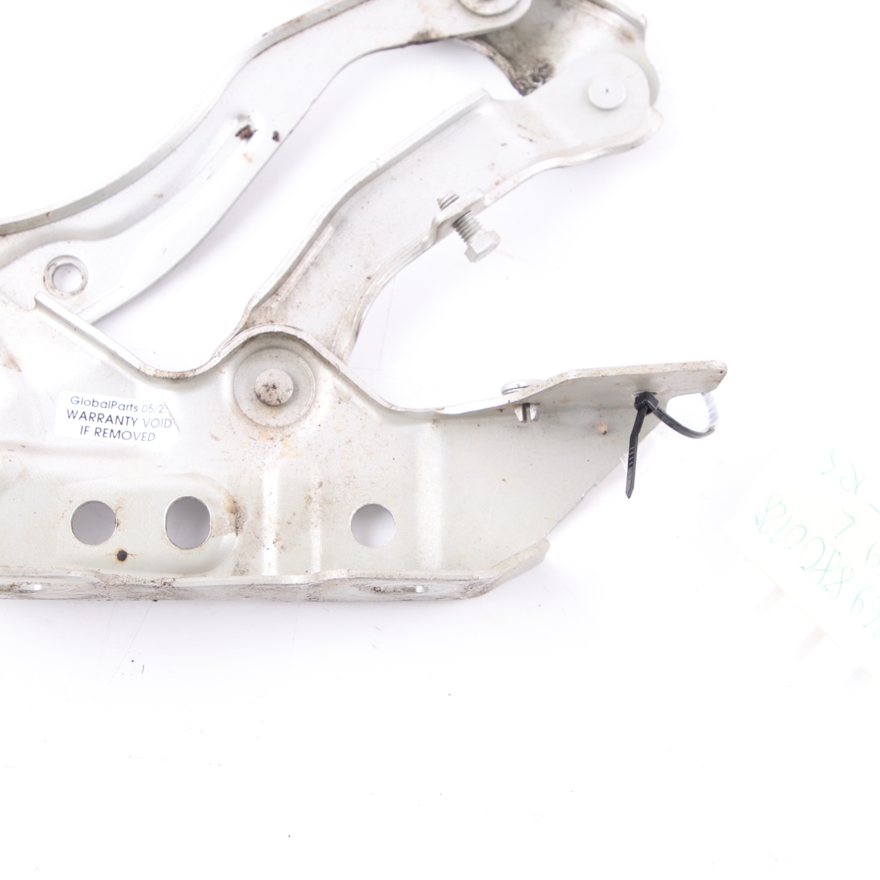 Mercedes W169 Charnière Capot Gauche Argent Polaire Métallisé 761 A1698800128