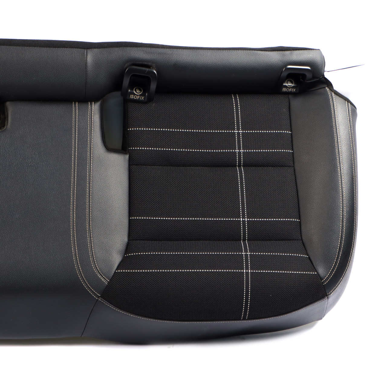 Mercedes W176 Rear Seat Bench Couch Covering Fabric Leather Artico Black