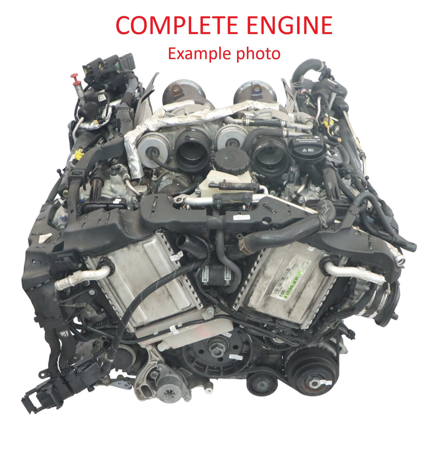 Mercedes W205 C63 W213 E63 C167 63 AMG Moteur Nu 177980 177.980 109k, GARANTIE