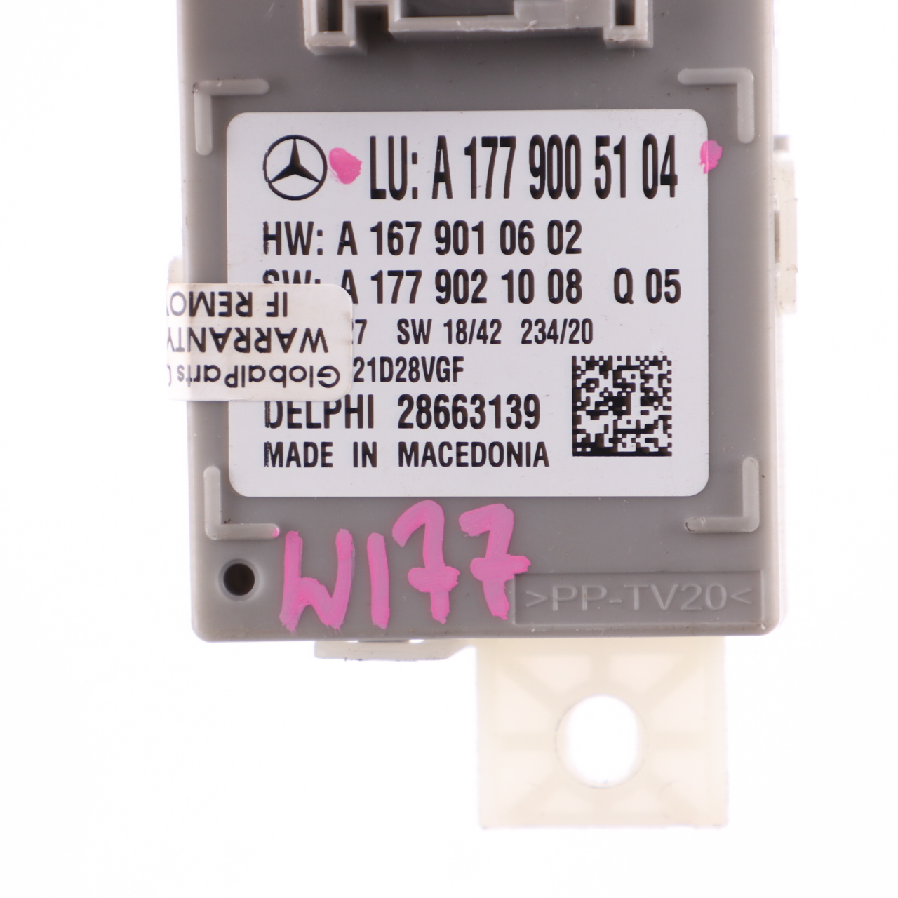 Mercedes W177 Ambient Lighting Control Module Unit ECU A1779005104