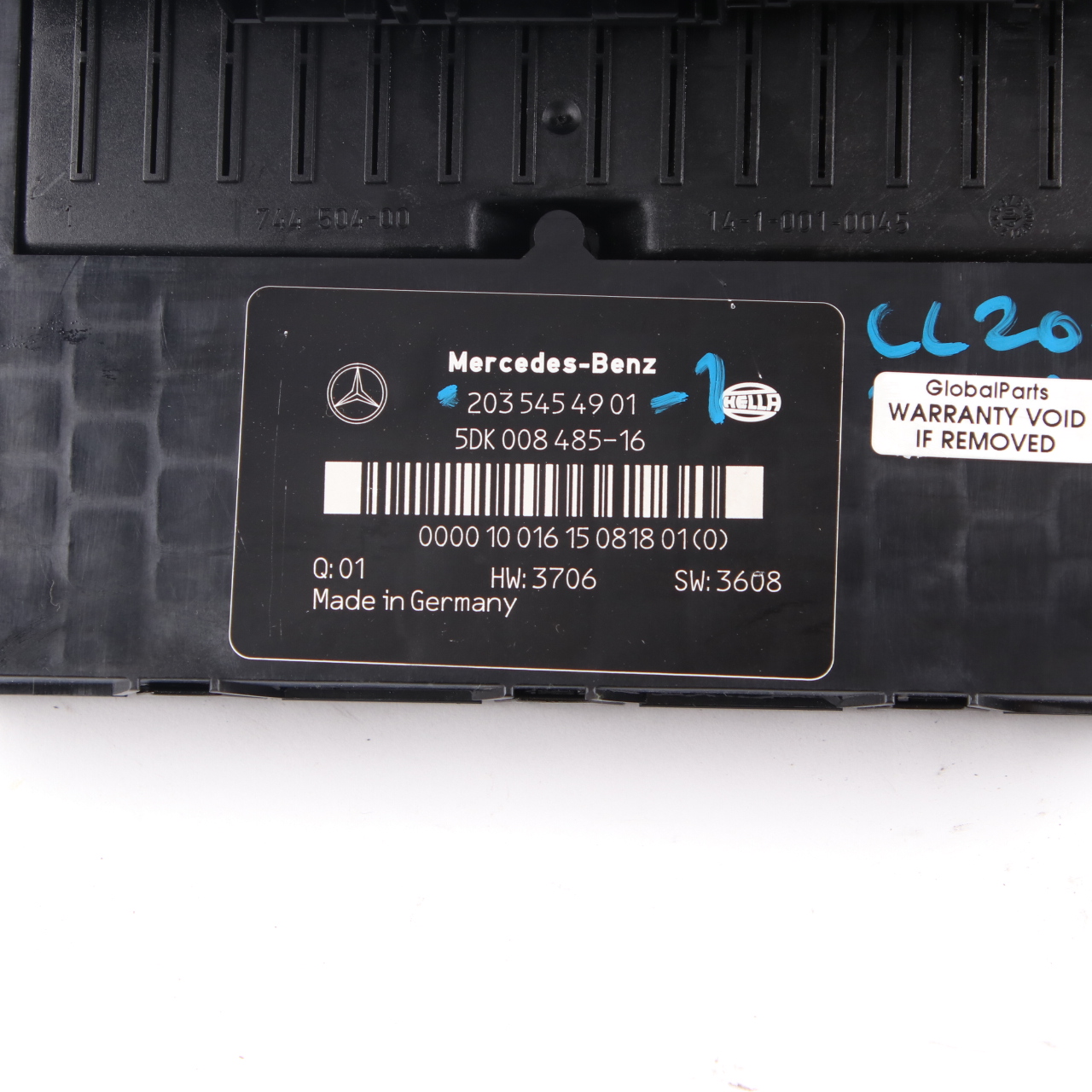 Mercedes CL203 Boîte à fusibles Unité de contrôle Module SAM A2035454901