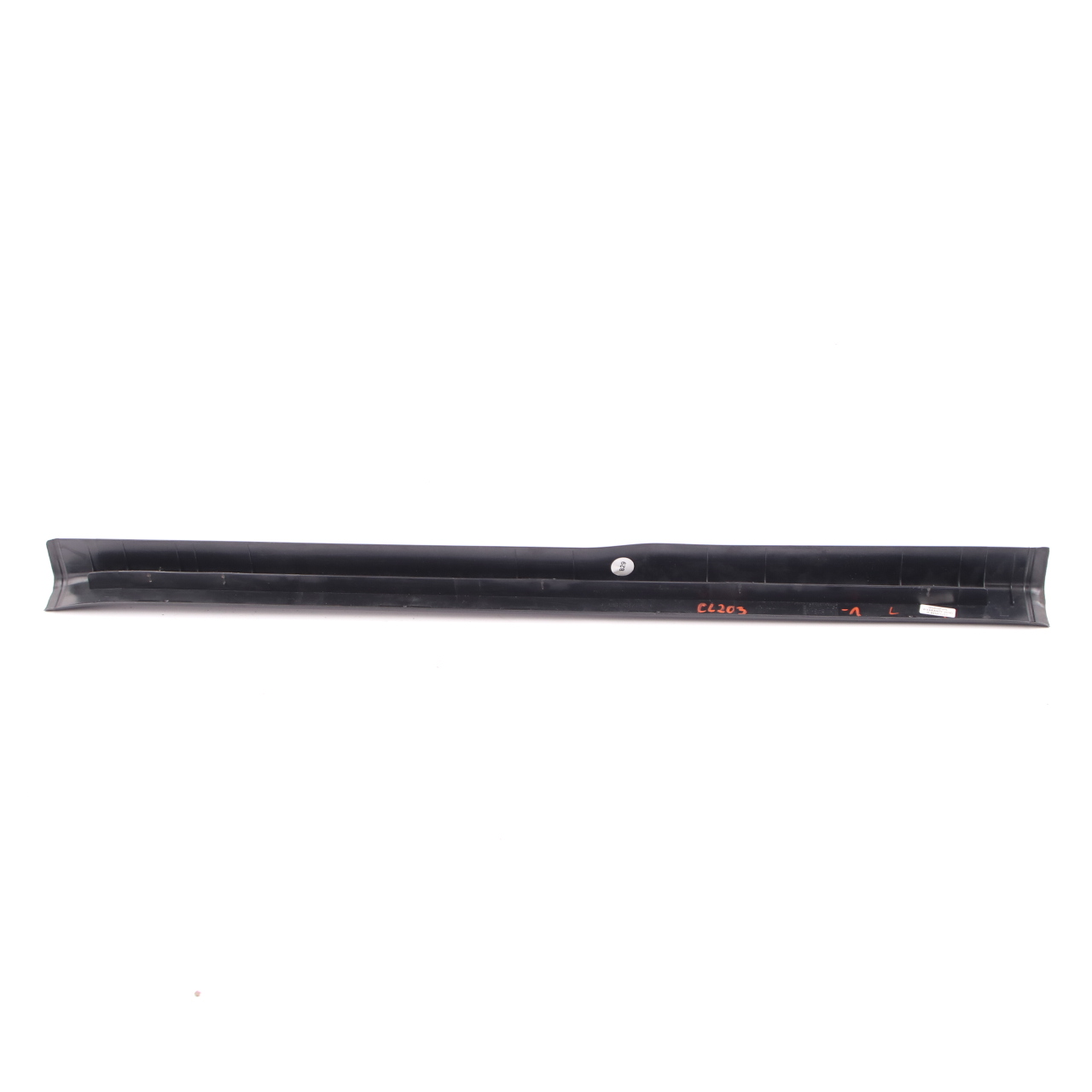 Mercedes CL203 Rail seuil de porte gauche Cache intérieur porte Noir A2036861936