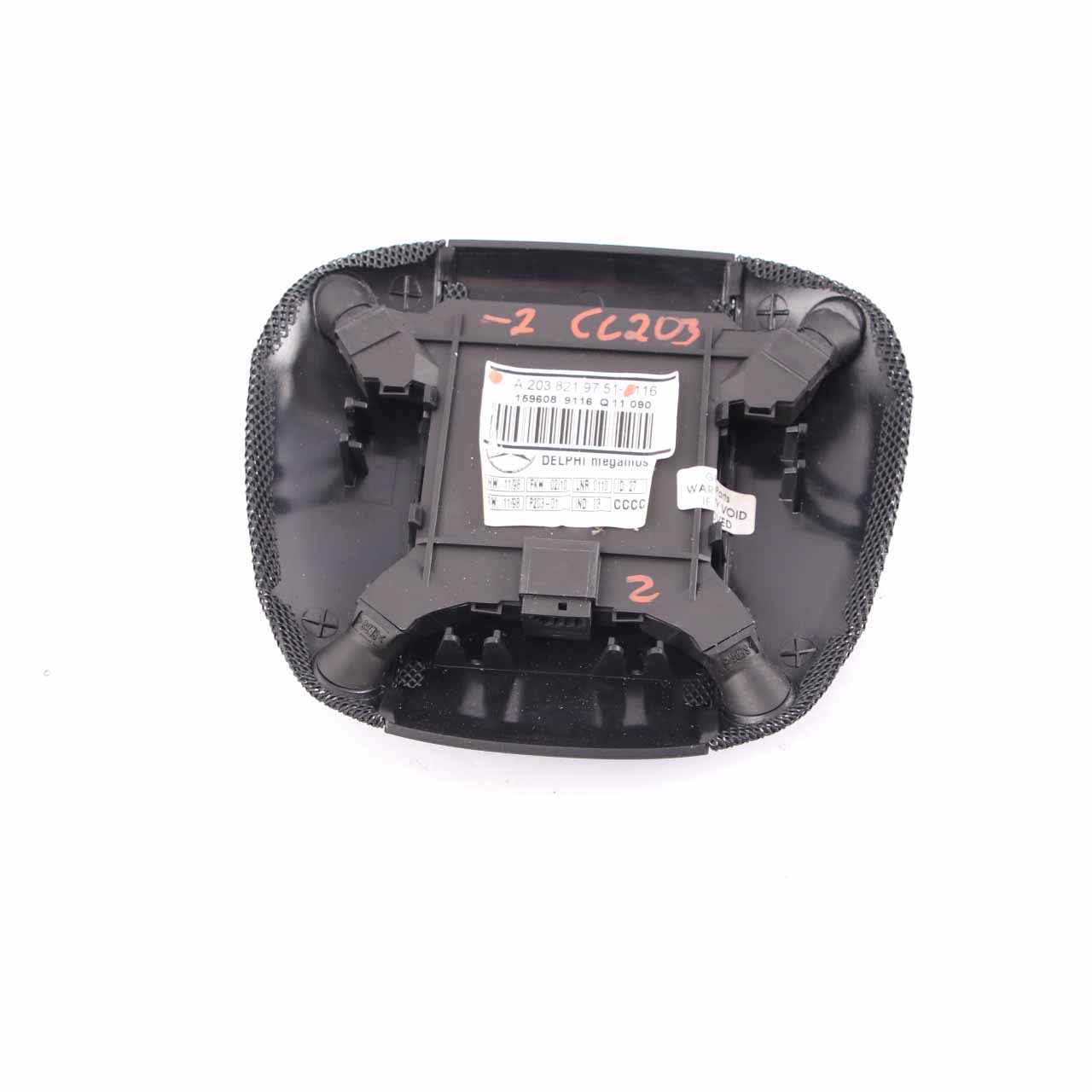 Mercedes W203 CL203 Roof Alarm Motion Sensor Cover Trim Black A2038219751