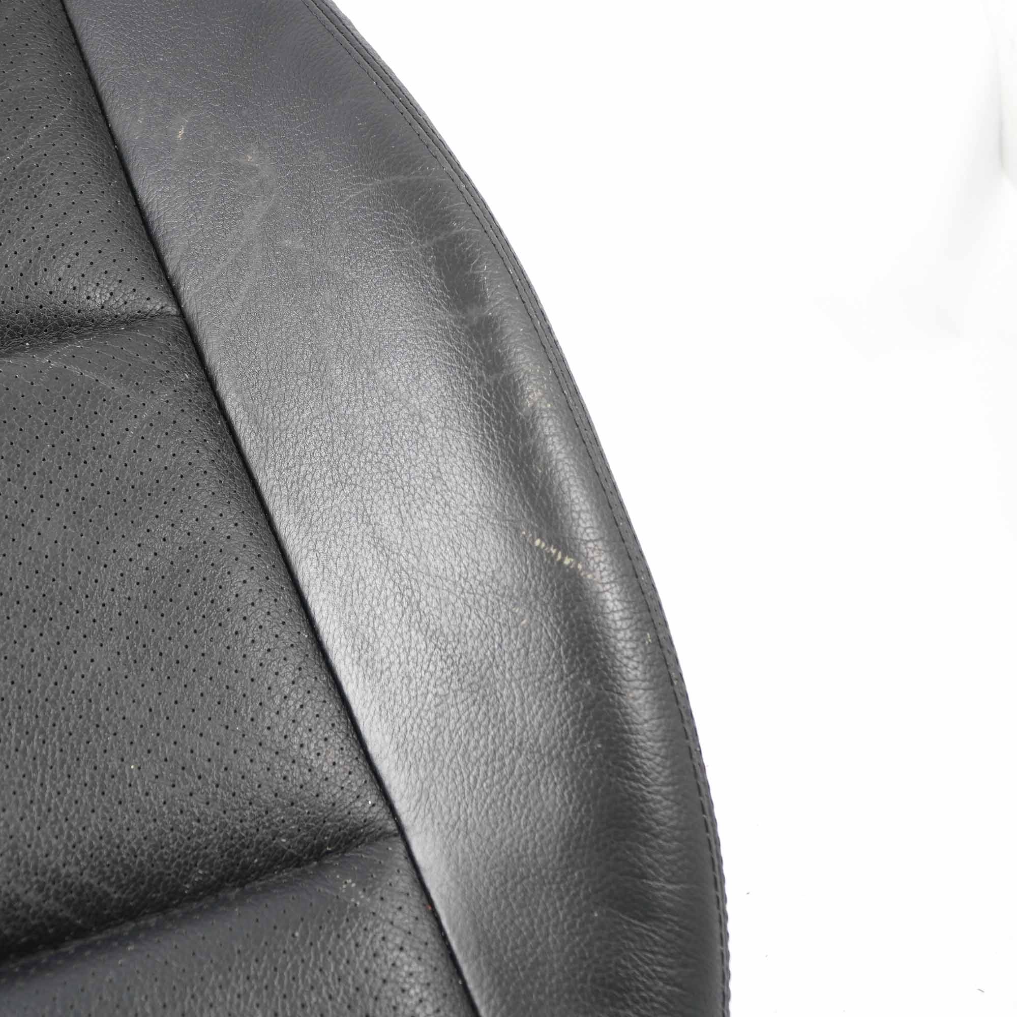 Mercedes W203 Front Seat Sport Heated Front Left Right N/O/S Cover Black Leather