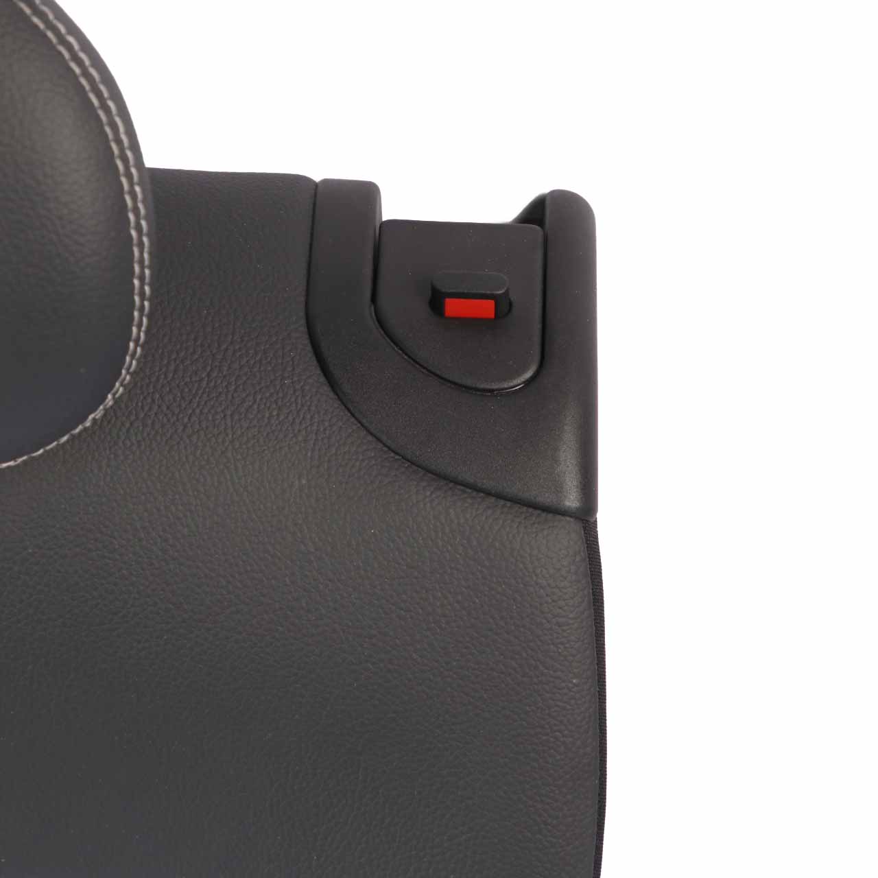 Mercedes W203 CLC Seat Backrest Rear Left N/S Imitation Leather Black Grey