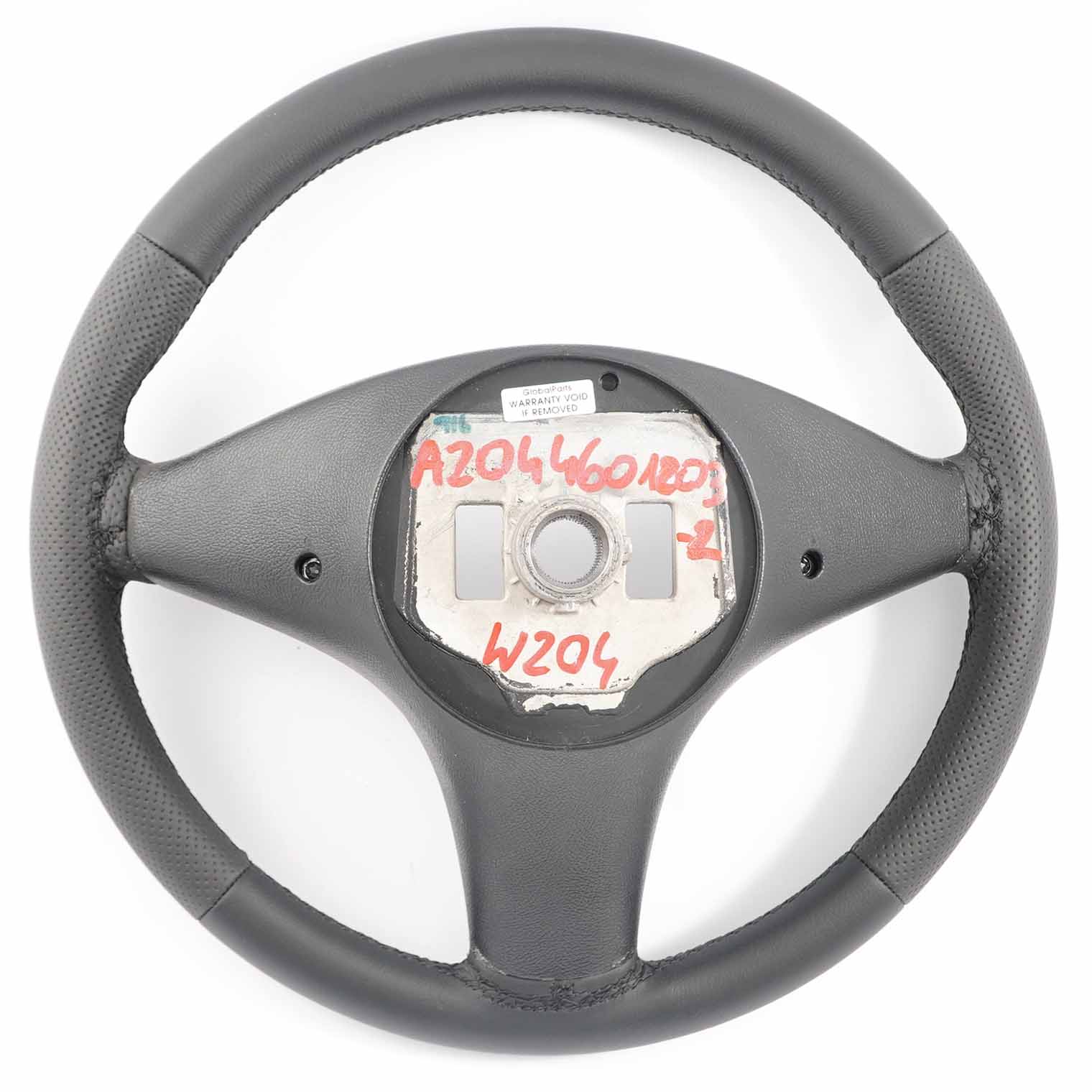 Mercedes-Benz C-Class W204 NEW Black Leather Steering Wheel with Black Threads