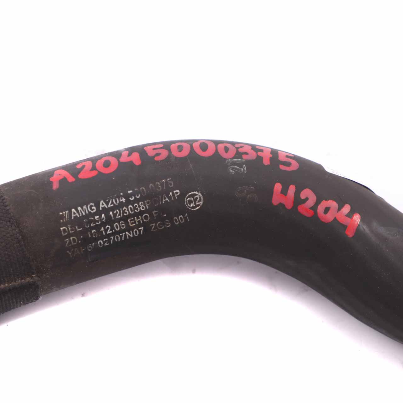 Mercedes W204 C63 AMG Tuyau d'eau refroidissement Radiator Pipe Line A2045000375