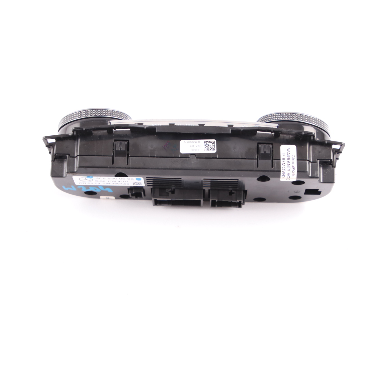 Mercedes W204 Chauffage Climatisation Panneau de Commutation A2048305790