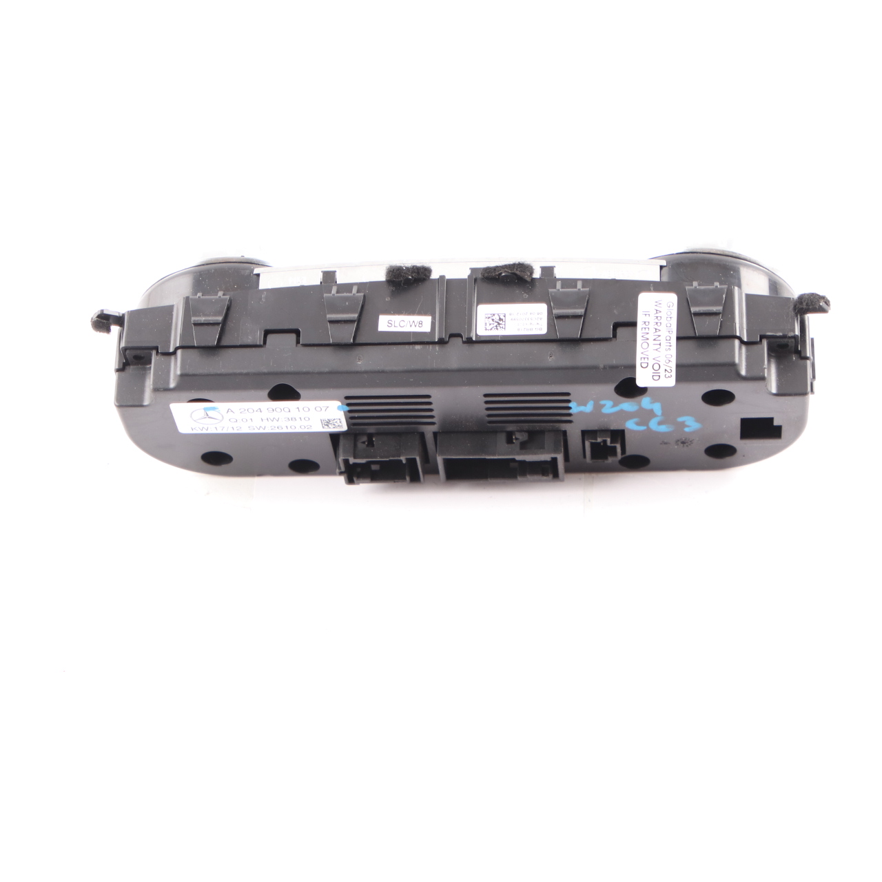 Mercedes W204 Chauffage Climatisation commande Climatisation A2049001007