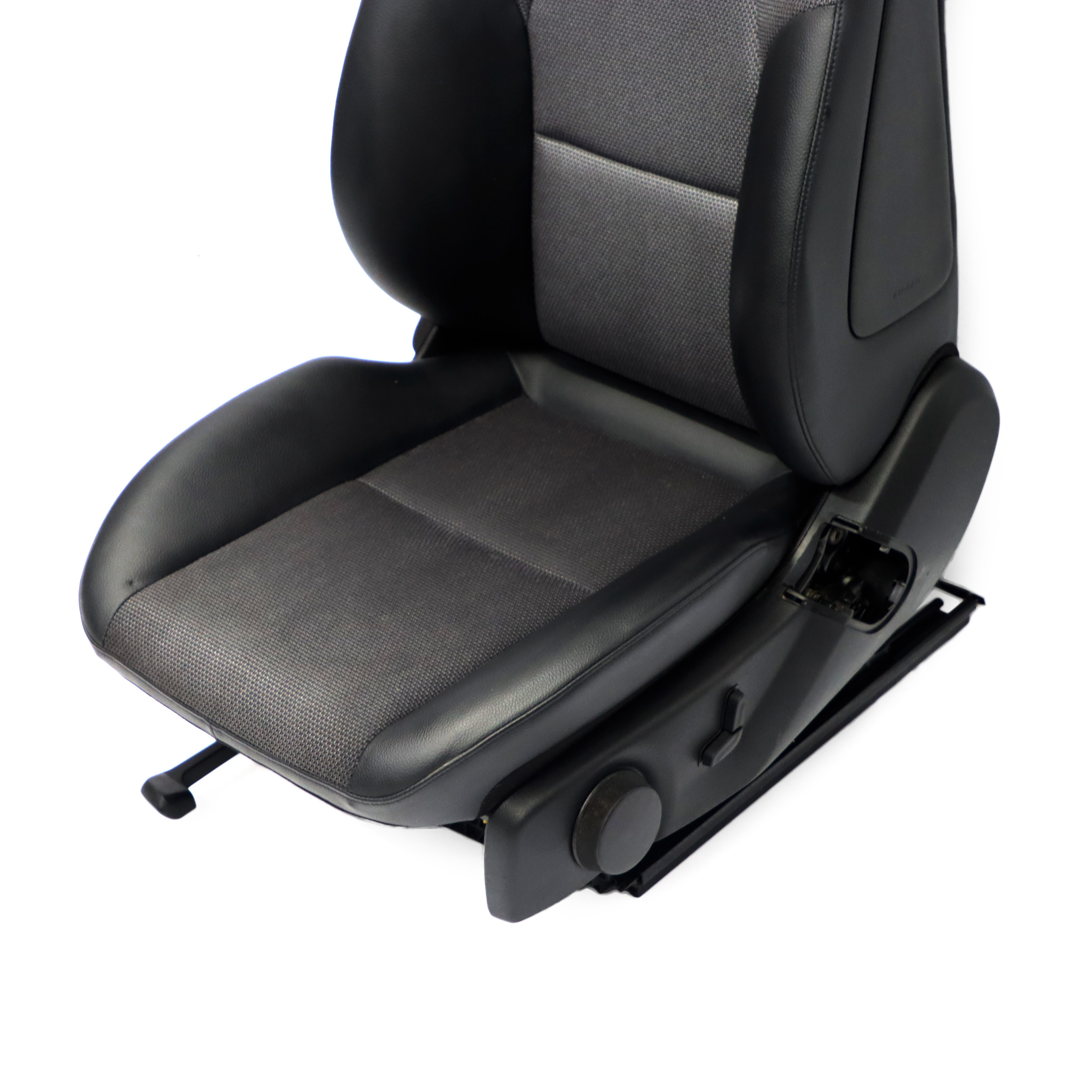 Front Seat Mercedes W204 S204 Sport Left N/S Fabric Cloth Leather Black