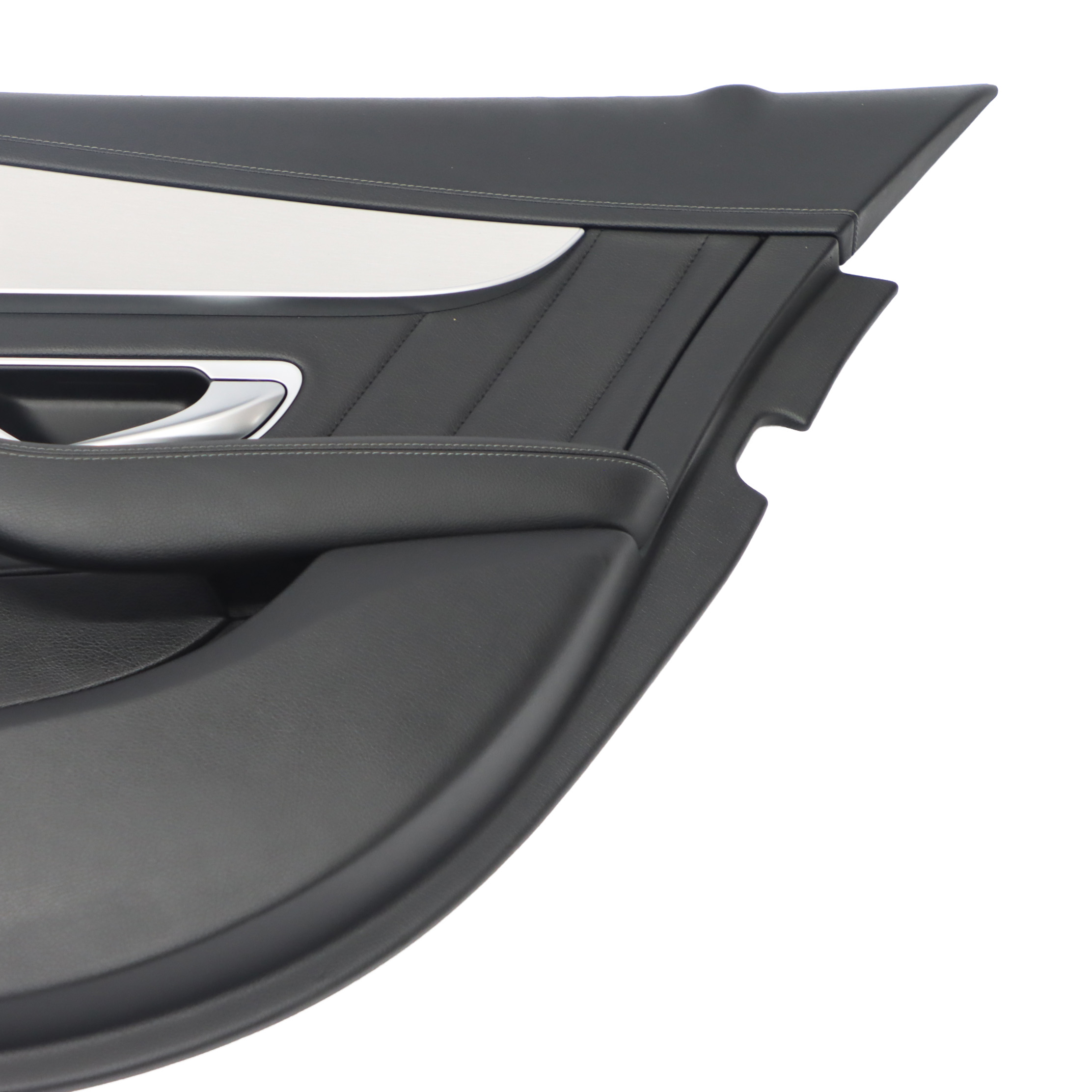 Rear Door Card Mercedes W205 Right O/S Trim Panel Covering Leather Black