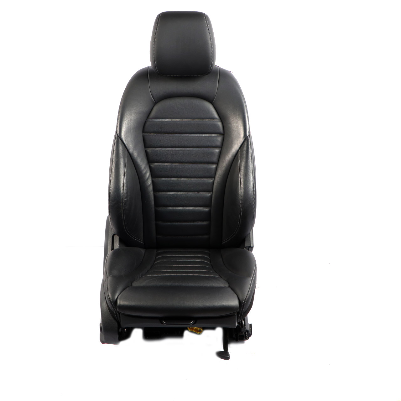 Leather Seat Mercedes W205 S205 Heated AMG Line Front Right O/S Black Electric