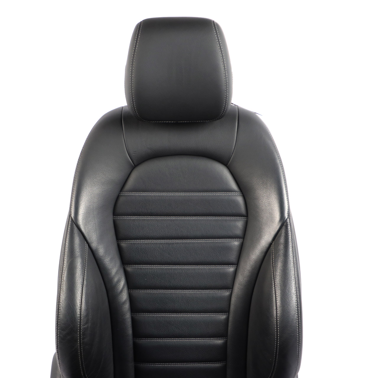 Leather Seat Mercedes W205 S205 Heated AMG Line Front Right O/S Black Electric