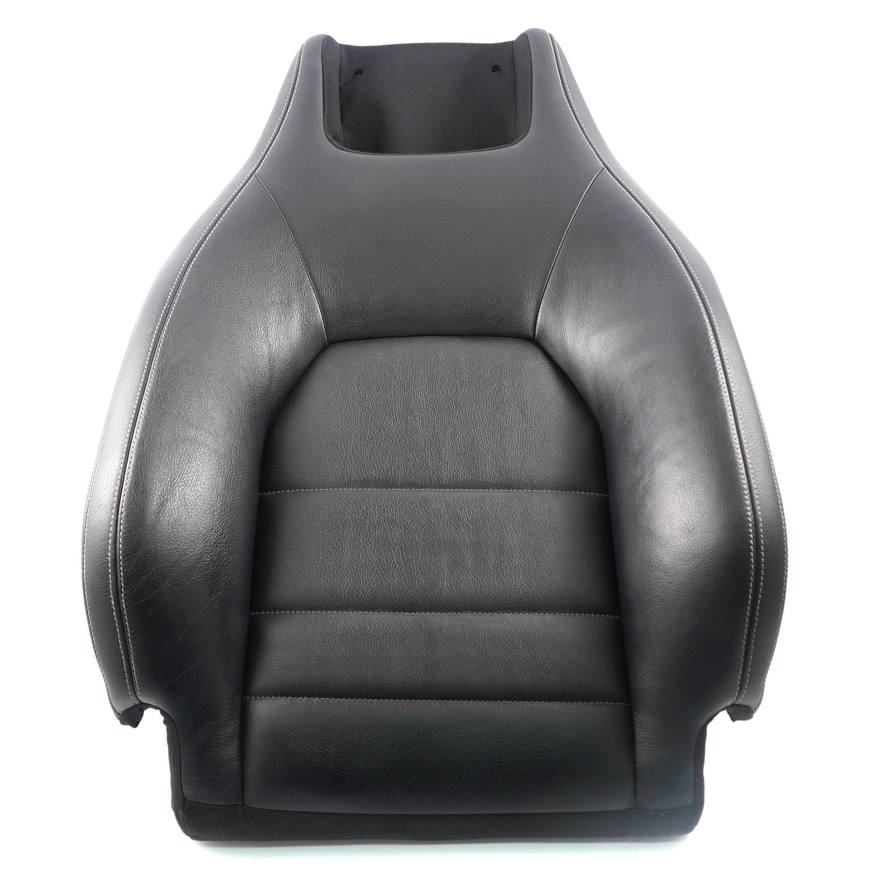 Mercedes W207 Front Seat Backrest Heated Left Right N/O/S Cover Black Leather