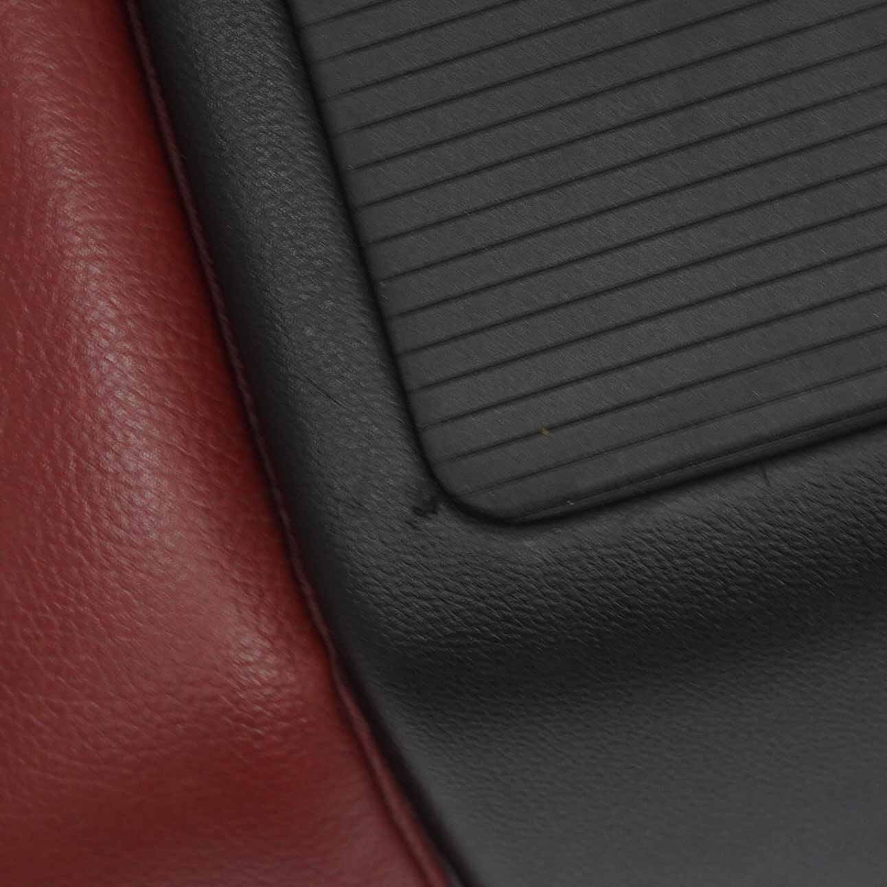 Rear Seat Bench Mercedes A207 Cabrio Couch Seat Covering Red Leather