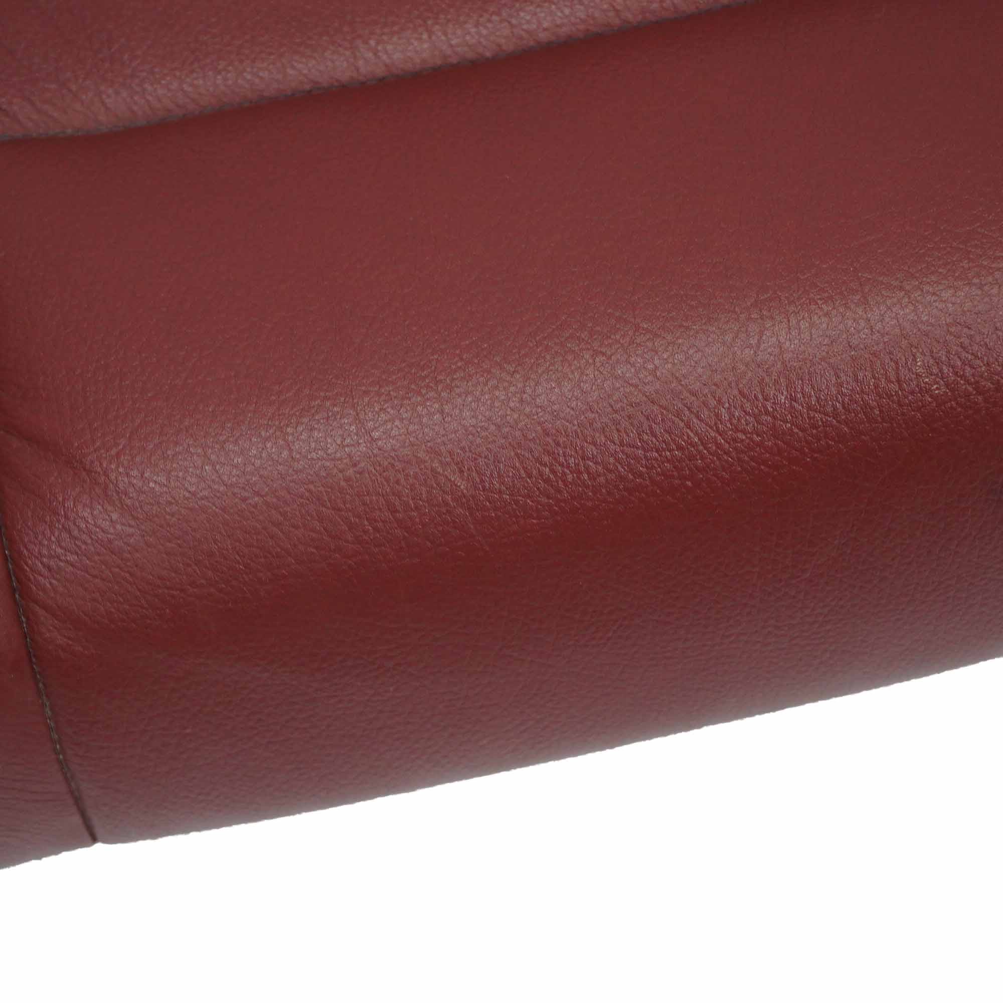 Rear Seat Bench Mercedes A207 Cabrio Couch Seat Covering Red Leather