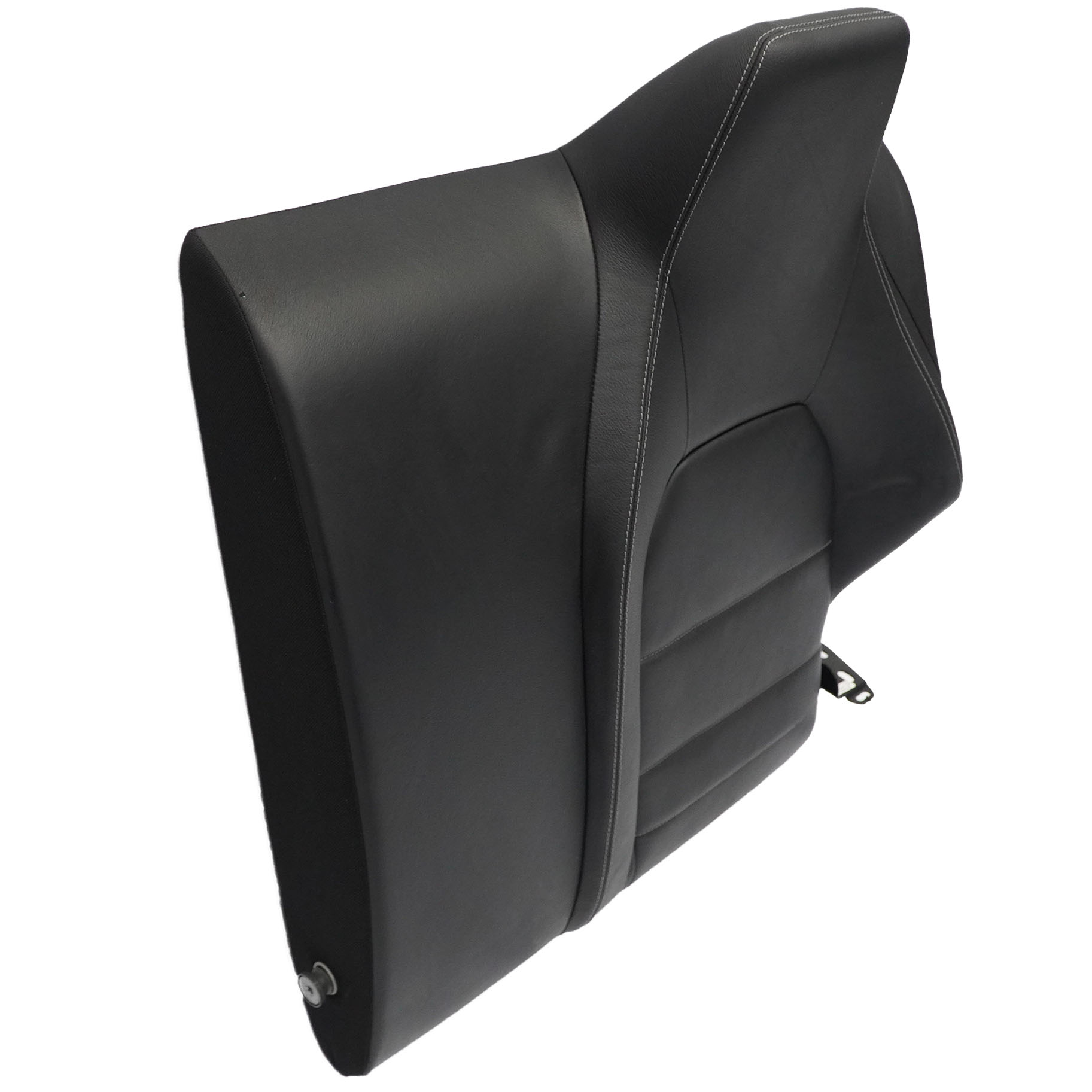 Seat Backrest Mercedes C204 C207 Rear Left N/S Seat Covering Black Leather Nappa