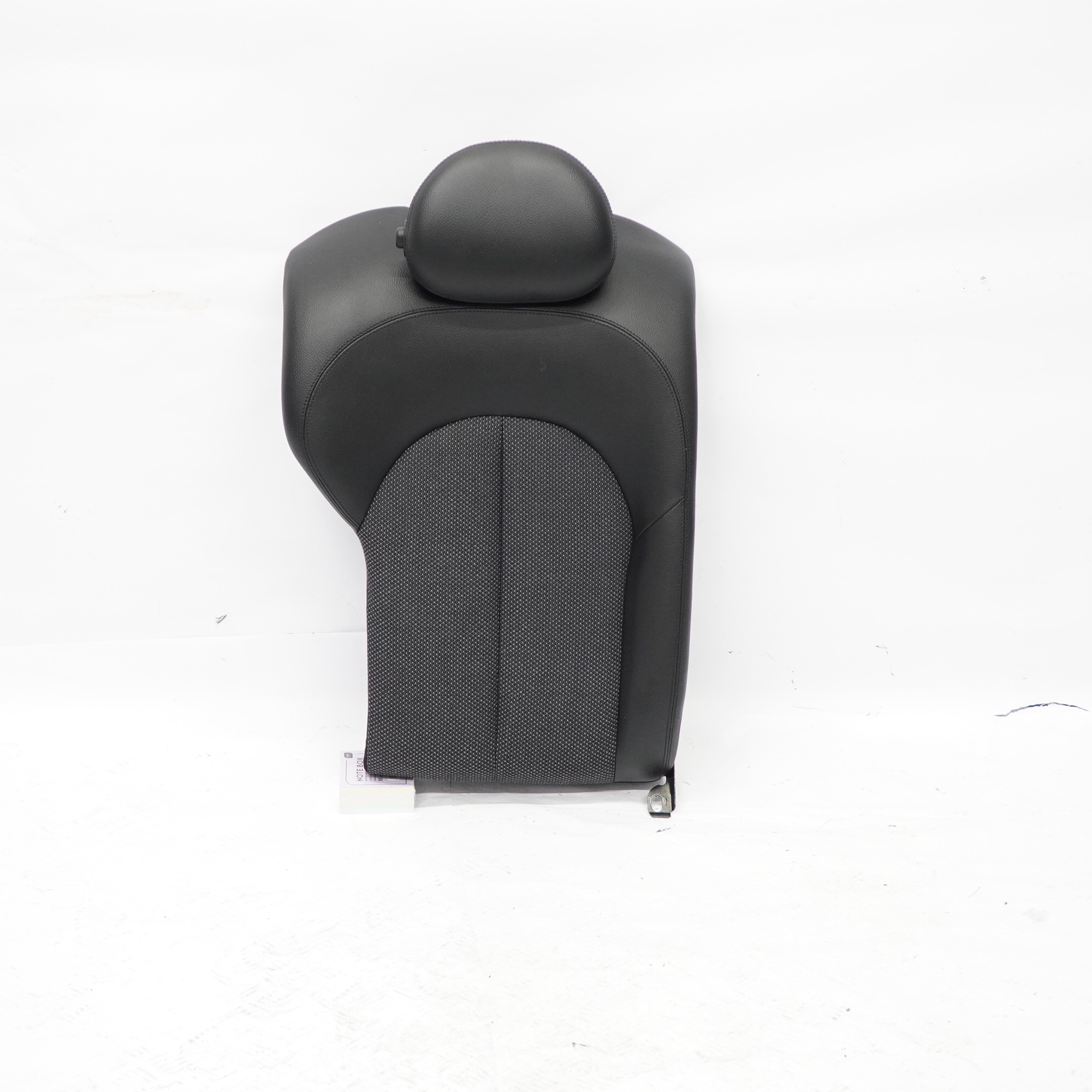 Mercedes C209 Seat Backrest Rear Right O/S Back Cover Cloth Leather Black