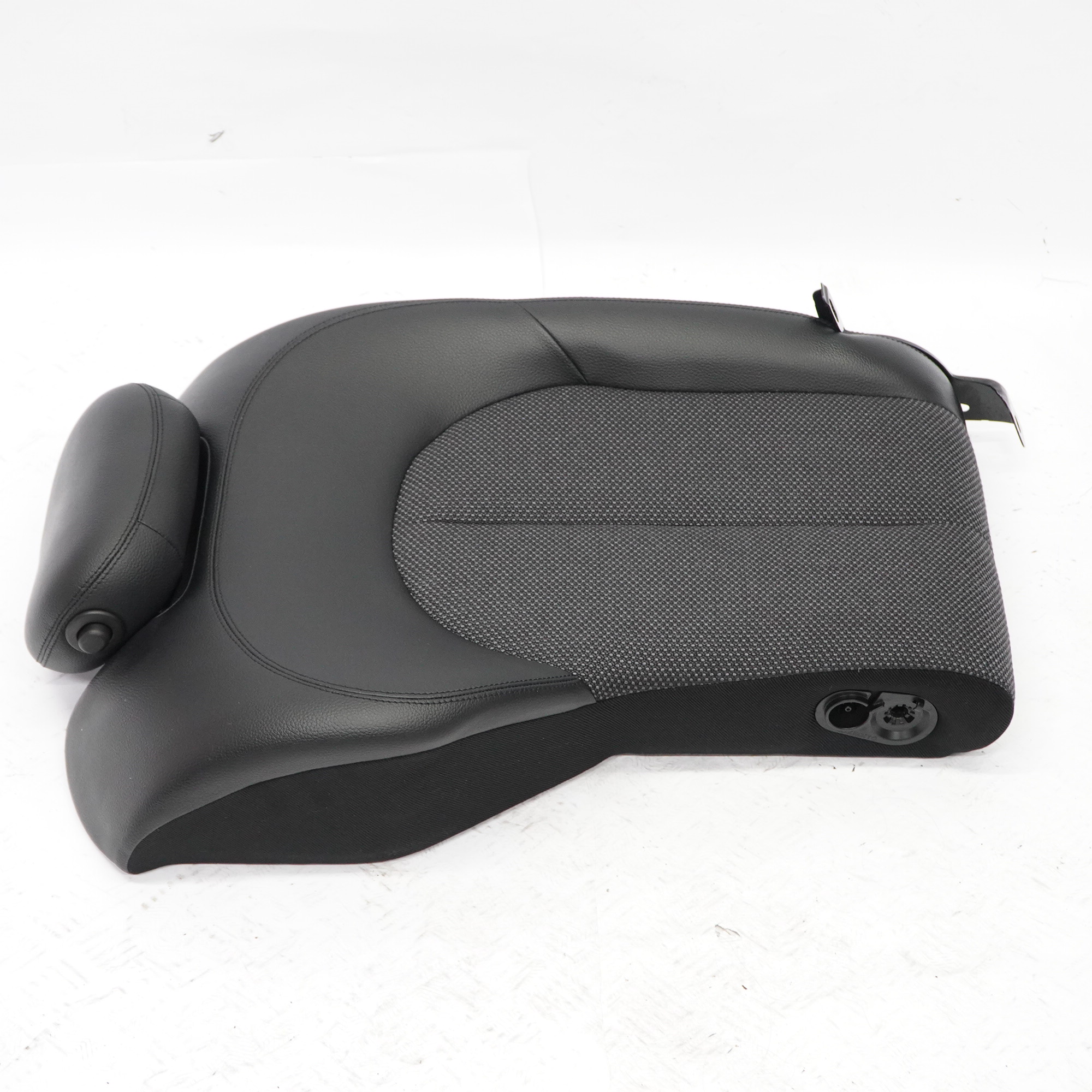 Mercedes C209 Seat Backrest Rear Right O/S Back Cover Cloth Leather Black