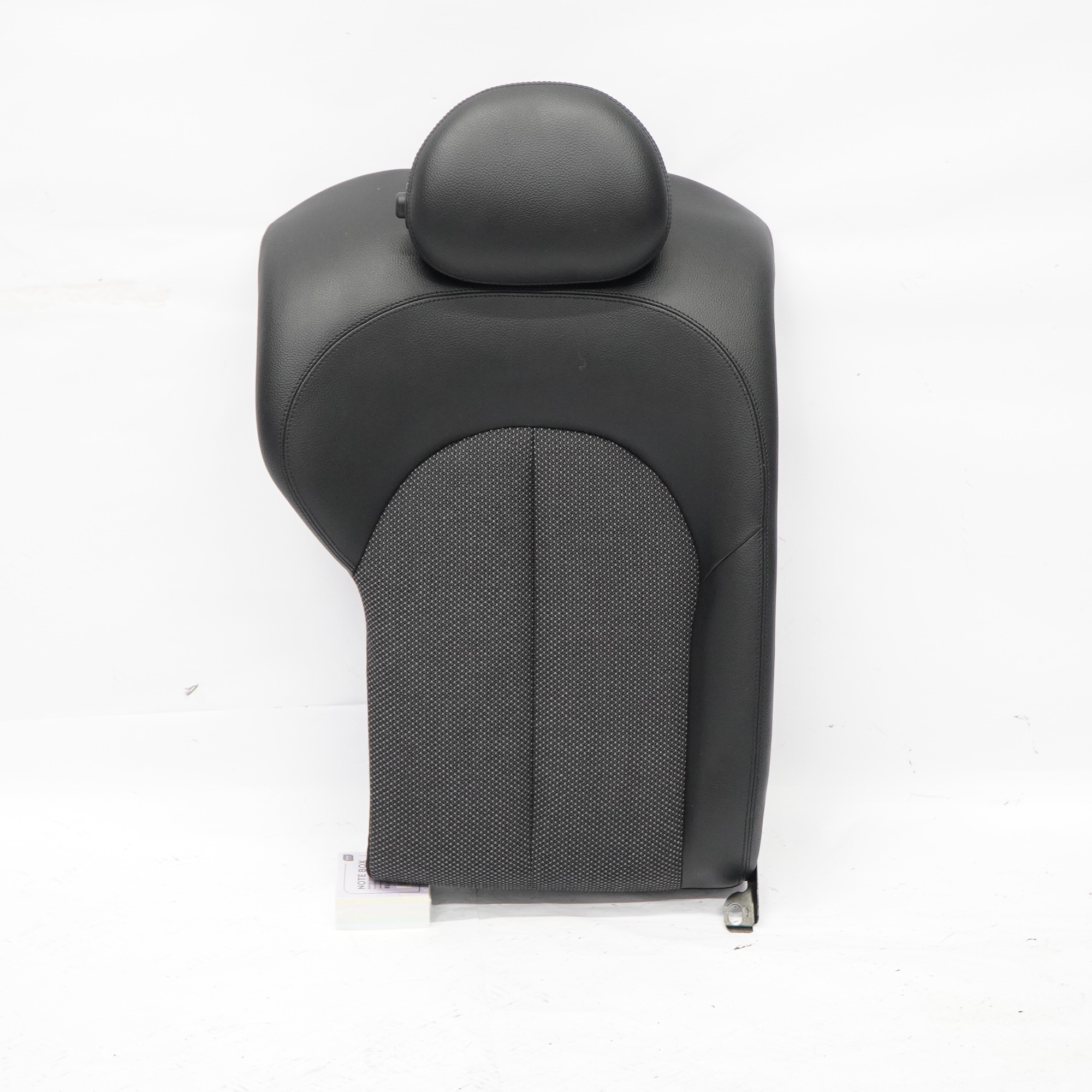 Mercedes C209 Seat Backrest Rear Right O/S Back Cover Cloth Leather Black