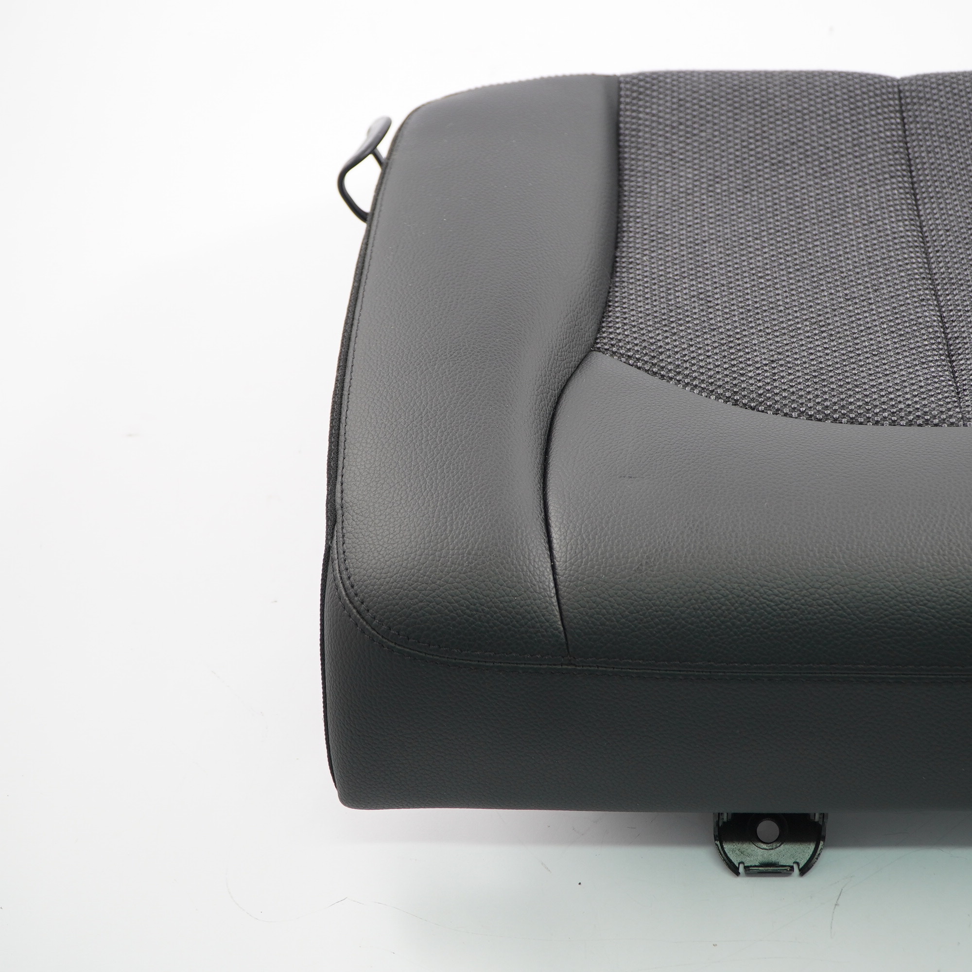 Mercedes C209 Seat Cover Rear Right O/S Seat Cushion Black Cloth Leather