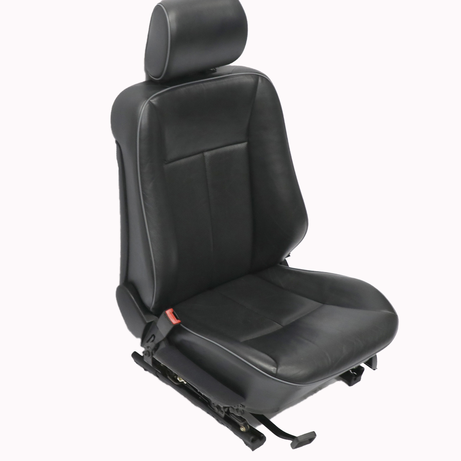 Mercedes W210 S210 Front Seat Left N/S Black Leather Seat