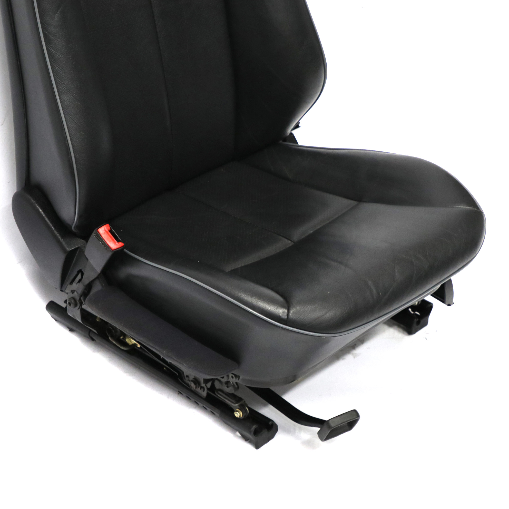 Mercedes W210 S210 Front Seat Left N/S Black Leather Seat