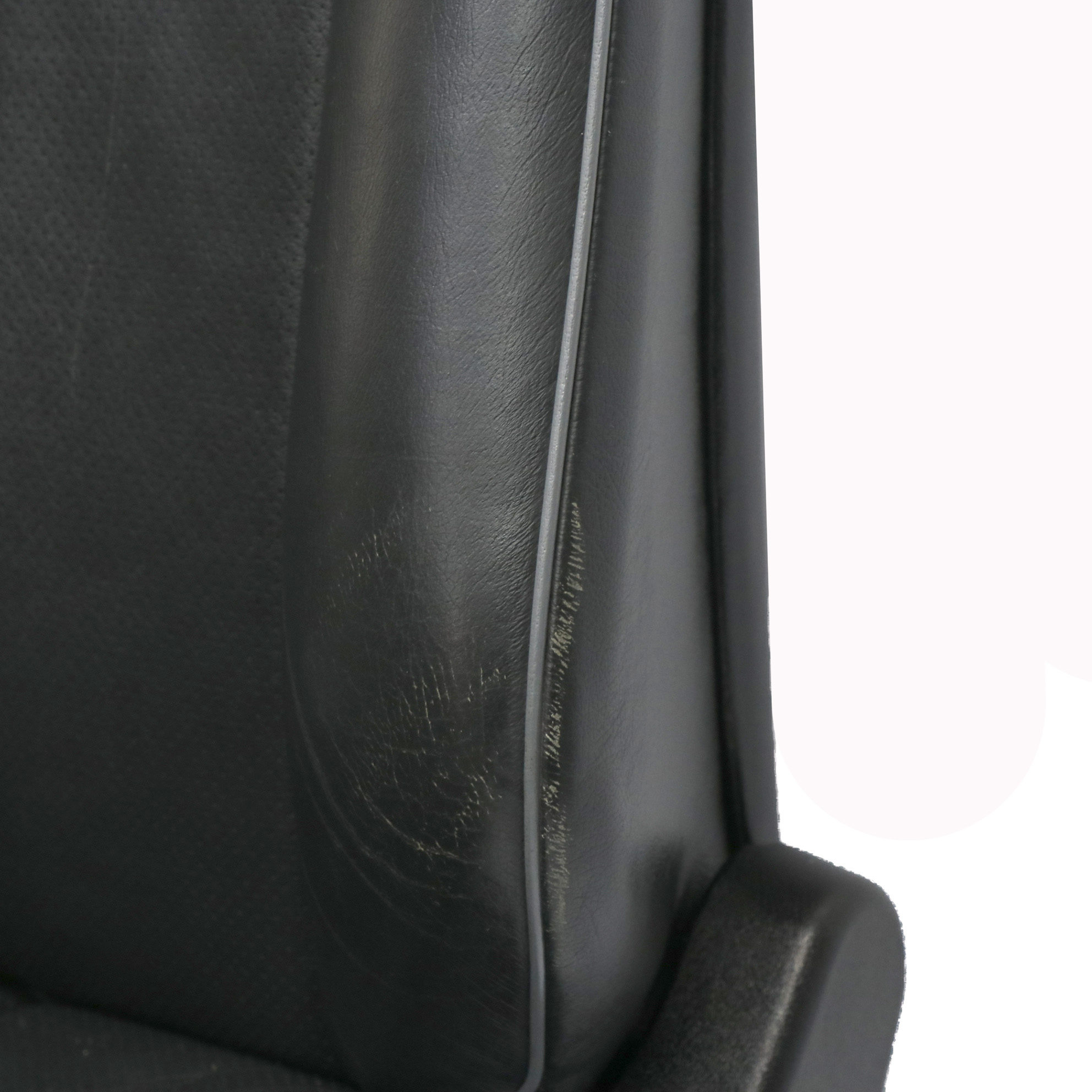 Mercedes W210 S210 Front Seat Left N/S Black Leather Seat